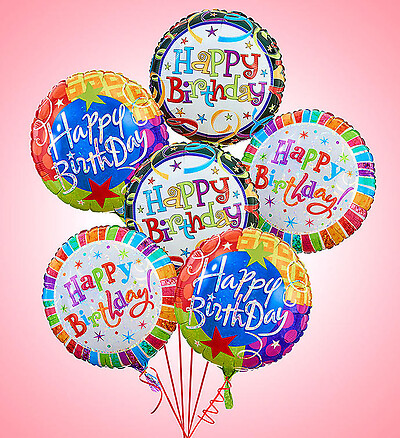Air-Rangement&amp;reg; - Birthday Mylar Balloons