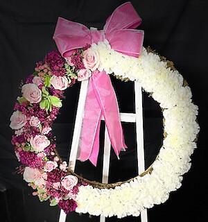 Pink Gardens Wreath