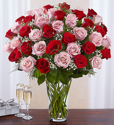 Pink &amp; Red - 18 Count